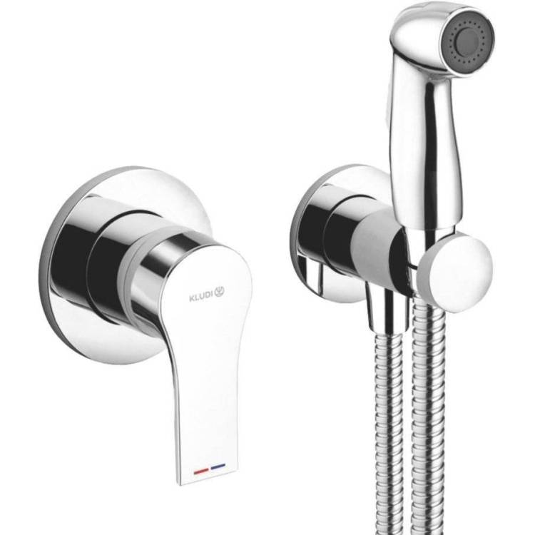Гигиенический душ Kludi Zenta Sl 489990565 со смесителем, с внутренней частью