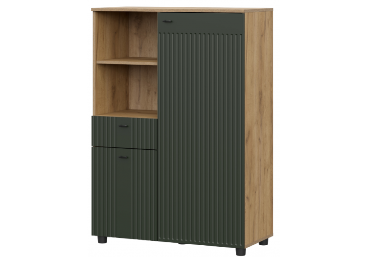 Комод Woodville Эдолина 582099 дуб золотой, олива софт