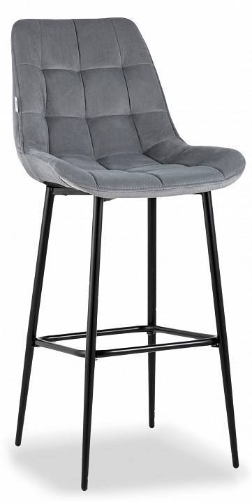 Стул барный Stool Group Флекс AV 405-N25-08(B) велюр серый
