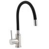 Смеситель для кухни Osgard Gron Flex 84283 никель, черный
