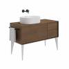 Мебельная раковина Kerama Marazzi Artbasin Vento 50 накладная, белая матовая фото 3