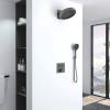 Душевой комплект Vincea Inspire VSFW-421I3GM встраиваемый, двухрежимный, вороненная сталь фото 17