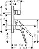 Смеситель для ванны с душем Hansgrohe Novus 71045000 фото 4