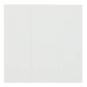 Клавиши трехклавишного выключателя Rikett 35661 MW белый сатин