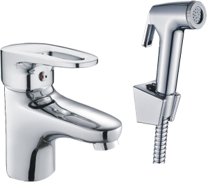 Смеситель для раковины Haiba HB1268 с гигиеническим душем