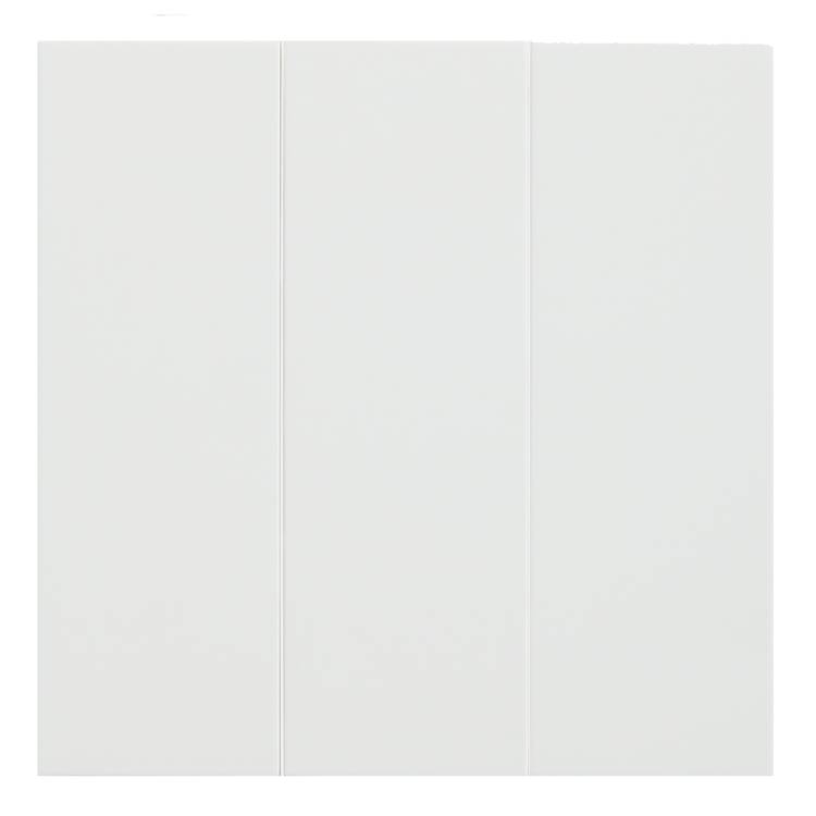 Клавиши трехклавишного выключателя Rikett 35661 MW белый сатин