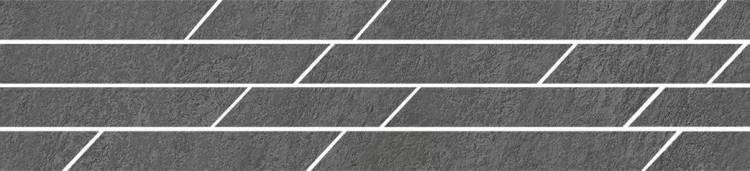 Бордюр Kerama Marazzi Гренель SG144/005T серый темный мозаичный 46.8x9.8x0.9