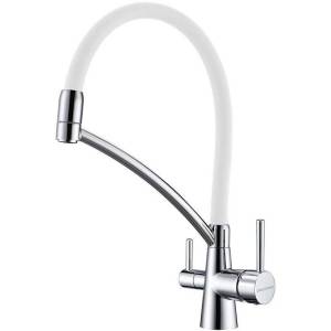 Смеситель для кухни Paulmark Siegen Si213111-CRw с гибким изливом, хром