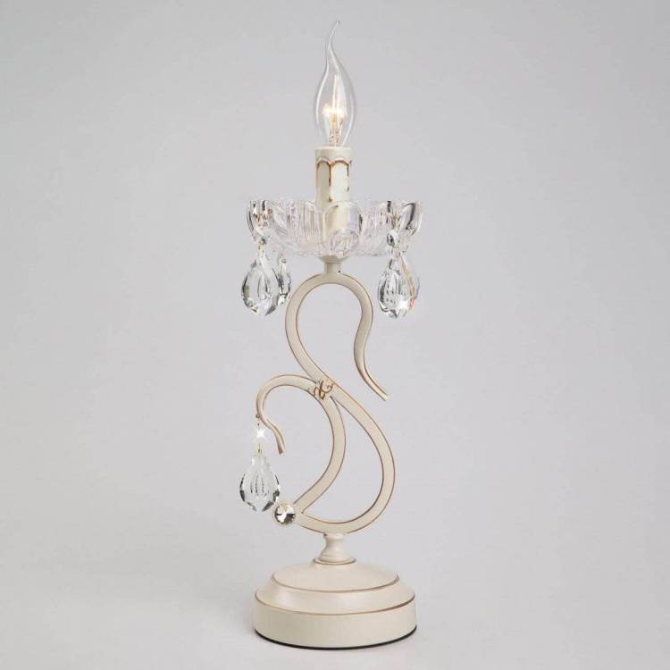 Настольная лампа Eurosvet 12205/1T белый Strotskis