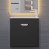 Тумба с раковиной Uperwood Modul 393020547 подвесная, матовая, черная, 60 см фото 4