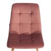 Стул Tetchair Chilly (mod. JSC-220) 24346 коралловый, натуральный, велюр фото 7
