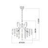 Подвесная люстра Arte Lamp Pipirima A4089LM-8AB фото 2