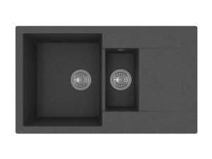 Мойка кухонная Florentina Тоскана 860 К 17.055.D0860.102 черный