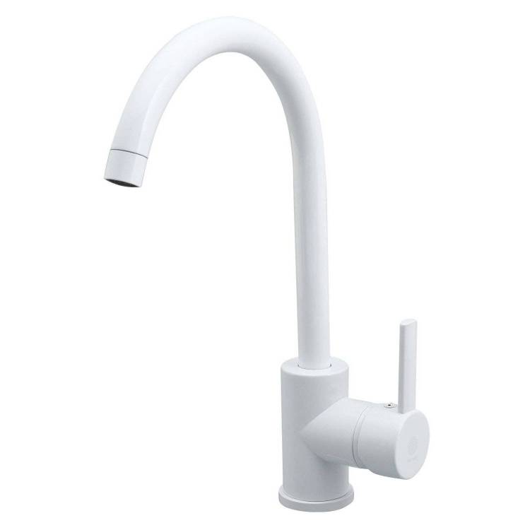 Смеситель для кухни OneLife P04-001W белый