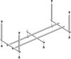 Каркас для ванны Timo KT16