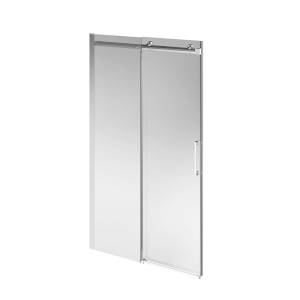 Душевая дверь Kerama Marazzi Cristallo CT.120.SD.BN раздвижная, с функцией soft close, профиль брашированный никель, 120х210