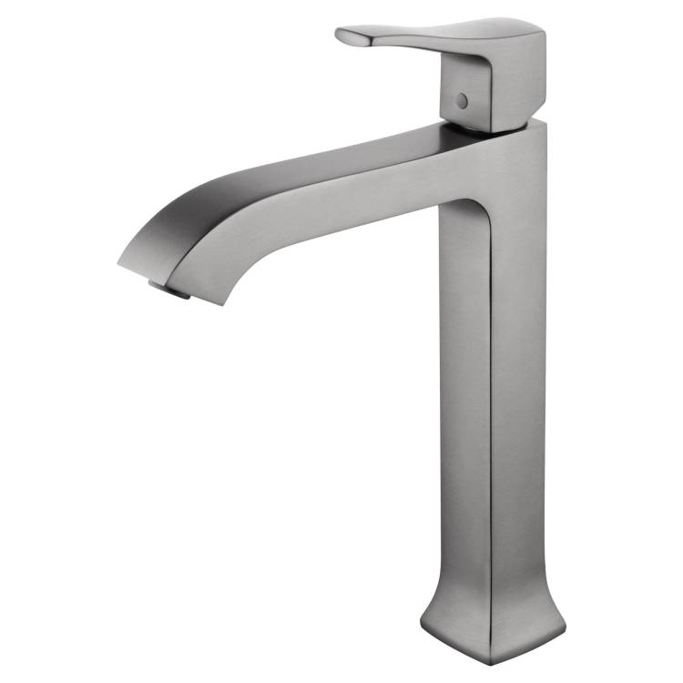 Смеситель для раковины Wonzon & Woghand WW-88019072-BGM высокий, темный графит