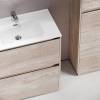 Тумба с раковиной Sancos Libra Floor 80 Дуб галифакс натуральный, белый фото 5