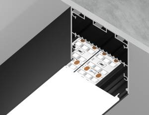 Алюминиевый профиль Ambrella light Illumination GP3100BK