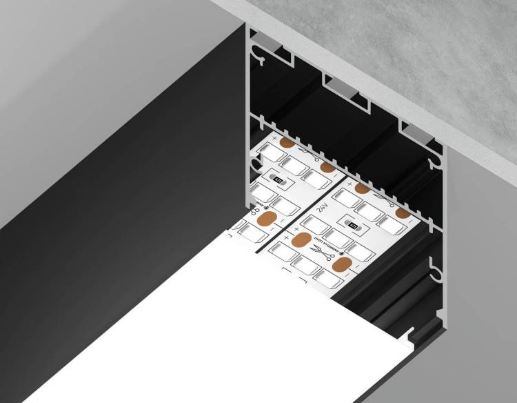 Алюминиевый профиль Ambrella light Illumination GP3100BK