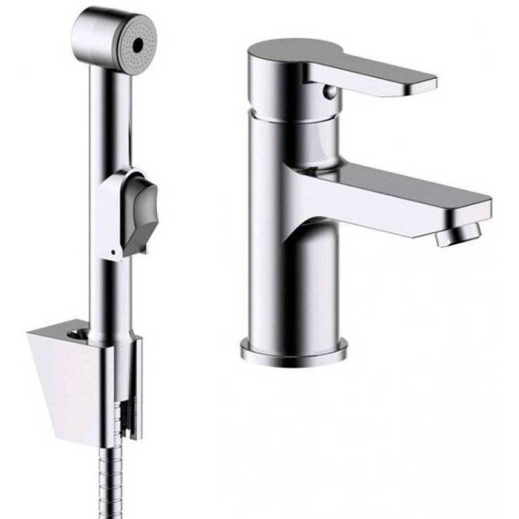 Смеситель для раковины Iddis Sena SENSB00i08 с гигиеническим душем