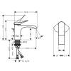Смеситель для раковины Hansgrohe Vivenis 75010000 хром фото 2