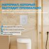 Кнопка смыва Abber AC0124MW пневматическая, белая матовая фото 8
