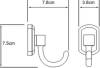Набор Wasserkraft Oder Держатель туалетной бумаги K-3059 + Крючок K-3023 + Ершик фото 8