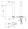 Смеситель для раковины Timo Saona 2311/16F белый матовый фото 2