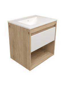 Фасад для тумбы Watersense Nancy W01749 белый, 60 см