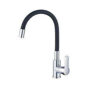 Смеситель для кухни Maretti Project PC31RGZ32 с гибким изливом, хром, черный