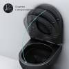 Унитаз подвесной AM.PM Spirit V2.0 FlashClean с микролифтом, черный матовый фото 10