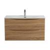 Тумба под раковину BelBagno MARINO-CER-N-1000-2C-SO-WO-P подвесная, Rovere Bianco, 99.6x45.5