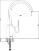 Смеситель для кухни Aquanet Magic AF410-41C фото 3
