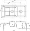 Мойка кухонная AQUATON Делия 87 графит фото 3