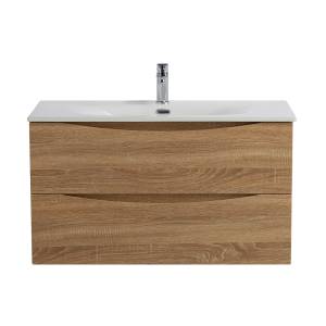 Тумба под раковину BelBagno MARINO-CER-N-1000-2C-SO-WO-P подвесная, Rovere Bianco, 99.6x45.5