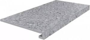Ступень Kerama Marazzi Терраццо SG632620R\GCF клееная серый 60x33 Ступень Kerama Marazzi Терраццо SG632620R\GCF клееная серый 60x33