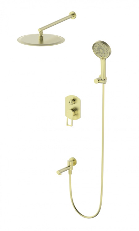Душевой комплект Wonzon & Woghand WW-88939010-BG золото