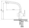 Смеситель для кухни Zorg Clean Water ZR 311 YF- кварц фото 2
