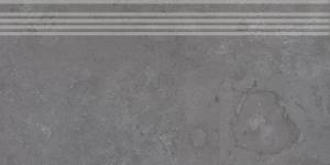 Ступень Kerama Marazzi Про Лаймстоун DD205120R\GR серый темный натуральный обрезной 60x30