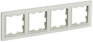 Рамка 4-постовая IEK Brite BR-M42-K10 бежевый