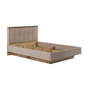 Кровать ИЖМЕБЕЛЬ Дюна 00-00161102 дуб вотан/каир 140x200