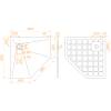 Поддон для душа RGW Stone Tray ST-W 14155099-01-11 белый, 90x90x2.5 фото 4