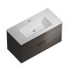 Тумба с раковиной Kerama Marazzi Piano коричневый, тумба PI.F.95\OLM + рак. PI.wb.95