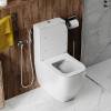 Унитаз-компакт Cerutti Spa Chika 8708 безободковый, с микролифтом фото 4