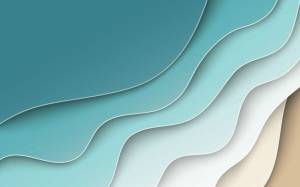 3D Фотообои Artegrafico «Волнистая стена» ABS-015 акварель