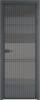 Межкомнатная дверь Profil Doors 2 AX цвет профиля Серая ночь, стекло безопасное 6 мм мору тонированное 600x2000