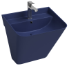 Раковина Isvea Sott'Aqua 10SQ37002SV-2Z синий матовый, 50x42 фото 2