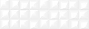Керамическая плитка Cersanit Gradient GRS052D рельеф белый 19.8x59.8