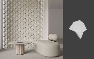Гипсовая панель Deco Line Design Line Dragon Scale - B 25.1x4x22